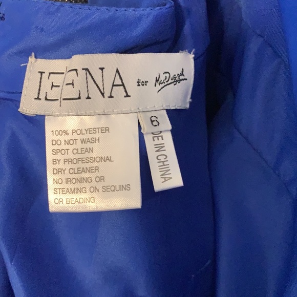 IEENA for Mac Duggal Blue Dress - Picture 4 of 7
